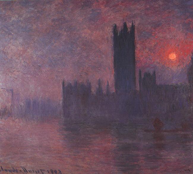 Claude Monet Houses of Parliament at Sunset China oil painting art